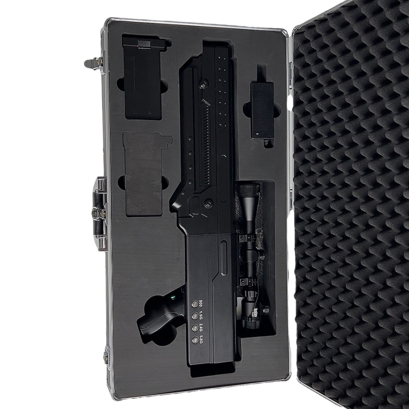  三更罗镇手持便携式枪型低空防御反制四通道B型