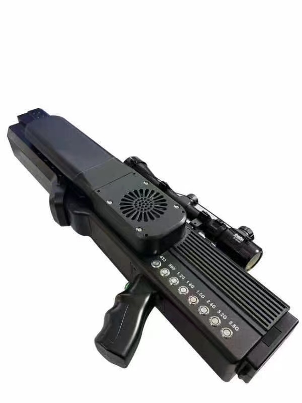  三更罗镇手持便携式枪型低空防御反制八通道